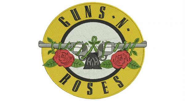 Guns In Roses, tam. 30x30cm