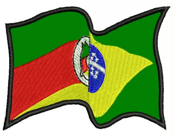 042 Bandeira Brasil e R.G.do Sul / Fundidas